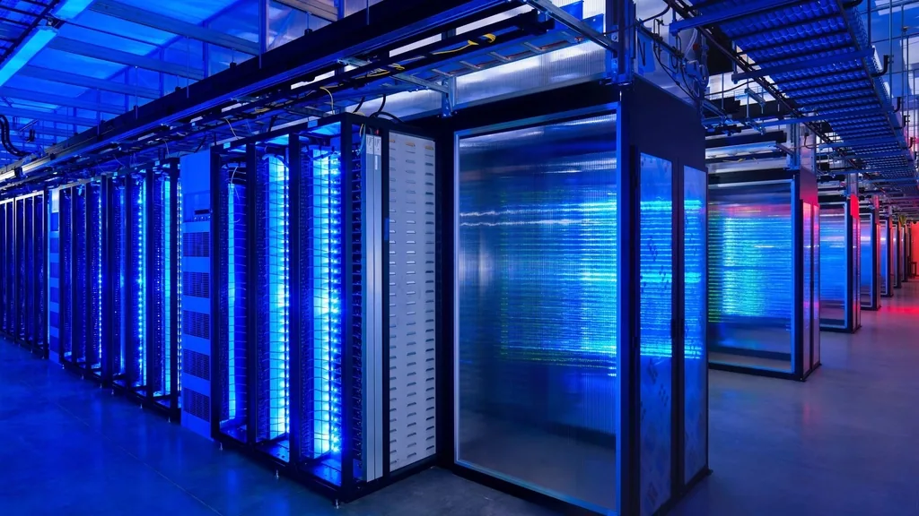 Data center server server room