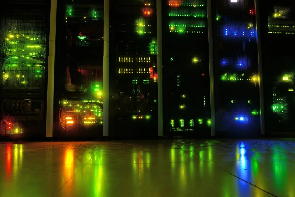 Data center server server room