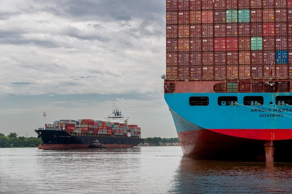 Shipping cargo transportation cargo ship port