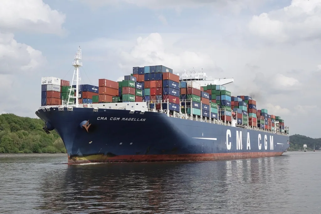 Shipping cargo transportation cargo ship port
