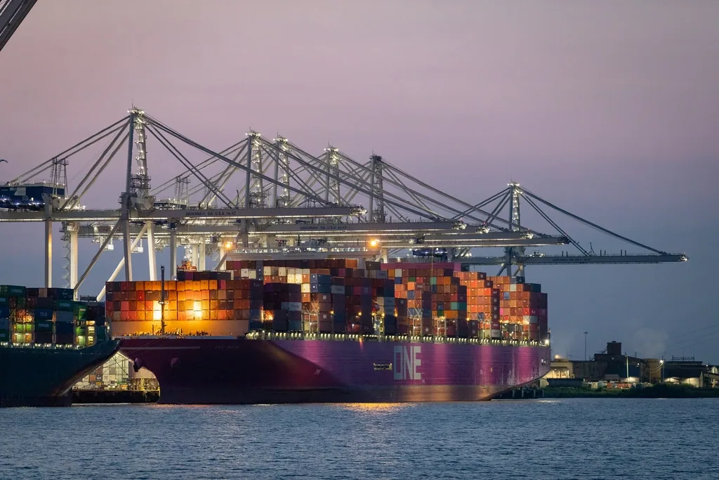 Shipping cargo transportation cargo ship port
