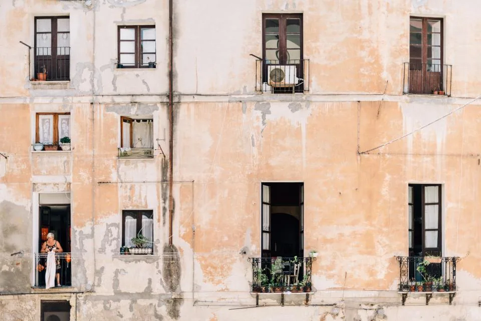 Real estate property building apartment building