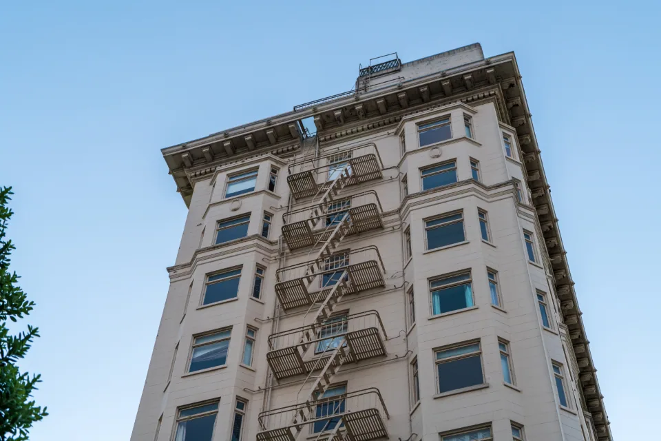 Real estate property building apartment building