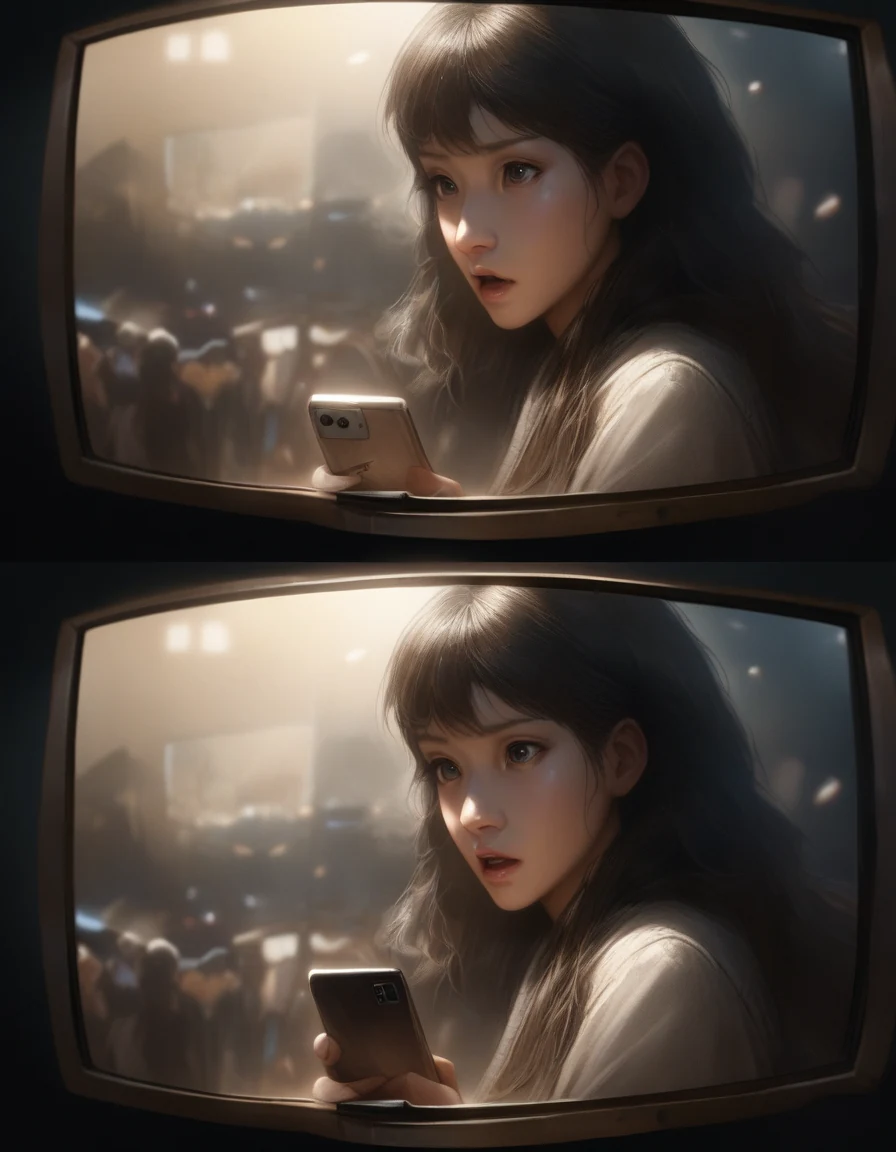 TV 꺼지자 놀라는 남자